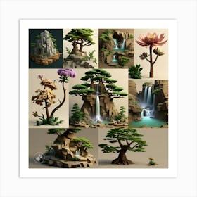 Asian Landscape Art Print