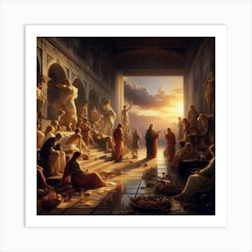 Temple Of Jesus 1 Art Print