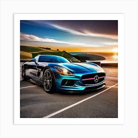 Mercedes Sls Amg Art Print