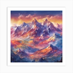 Mountain Landscape 1 Art Print