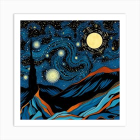 Starry Night 11 Art Print