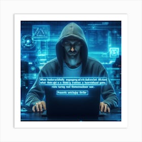 Cyber Thief Art Print