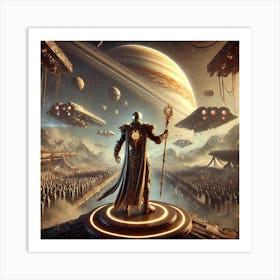 A Powerful Sci Fi Depiction Of Jorath, A Charismat Art Print