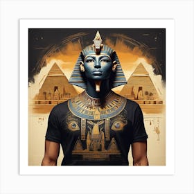 Egyptian King Art Print