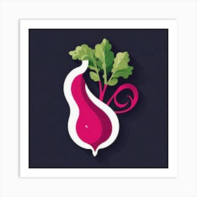 Beet logo 12 Art Print