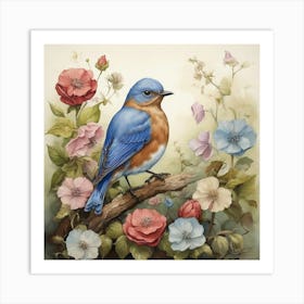 Bluebird 2 Art Print