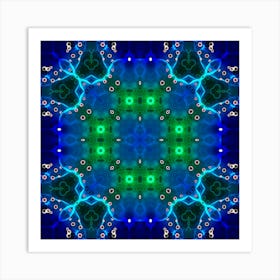 Modern Abstraction Pattern Aurora Borealis 1 Art Print