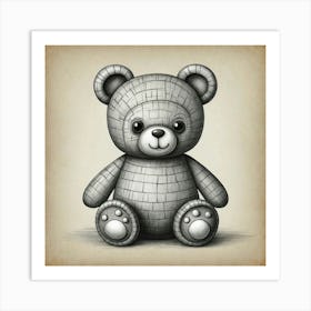 Teddy Bear Art Print