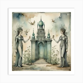 'The Faeries' Art Print