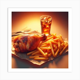 Chicken Food7 Art Print