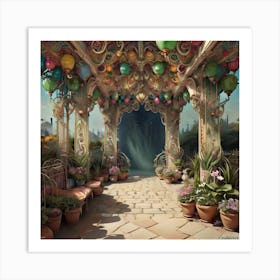 Enchanted Garden 1 Art Print