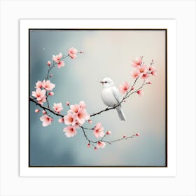 Bird On A Branch Art Print