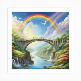 Rainbow Bridge 1 Art Print