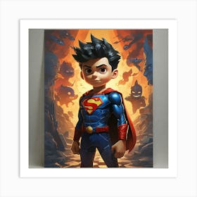 Super Shadows Boy Of Tomorrow Art Print Art Print