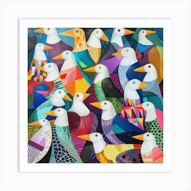 Flock Of Birds 2 Art Print