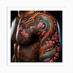 Dragon Tattoo Art Print