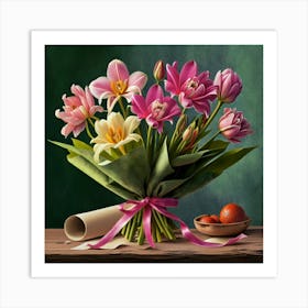 Bouquet Of Flowers 10 Art Print