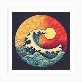 Great Wave 14 Art Print