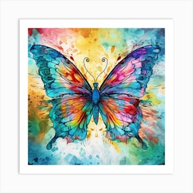 Butterfly Painting 3 Art Print