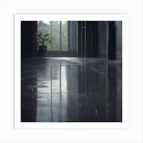 Dripping Water On The Floor Art Print