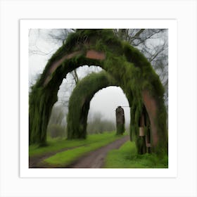 Mossy Arch 1 Art Print