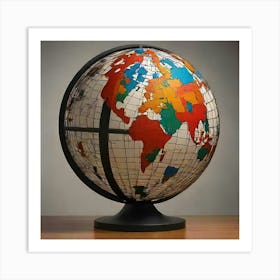 World Globe 1 Art Print