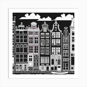 Amsterdam Cityscape 13 Art Print