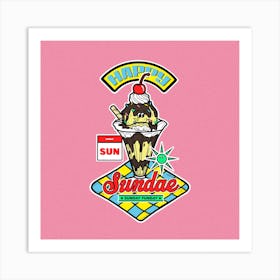 Happy Sundae! Art Print