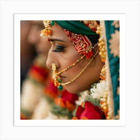 Indian Bride Art Print