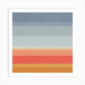 Colored Stripes - Candy02 Art Print