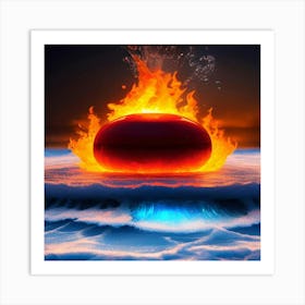 Fireball 1 Art Print