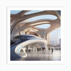 Futuristic Station Art Print