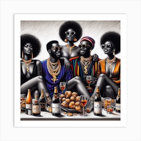 'The Party' Art Print