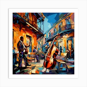 Street Musicians Art Print