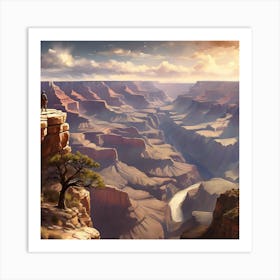 Breathtaking view of the Grand Canyon Art Print