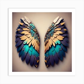 Angel Wings 3 Art Print