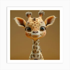 Giraffe 87 Art Print