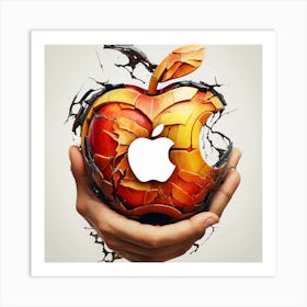 Apple Logo Art Print