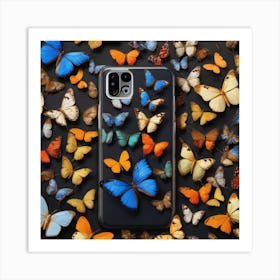 Colorful Butterflies Art Print