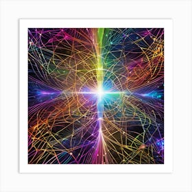 Abstract Psychedelic Art 3 Art Print