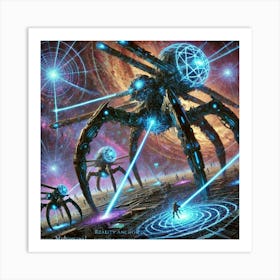 A Vivid Depiction Of Dimensional Walkers, Massive Art Print