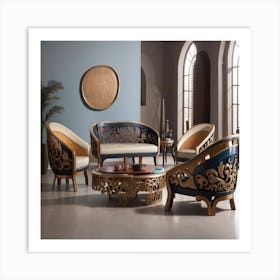 Living Room Furniture Art Print