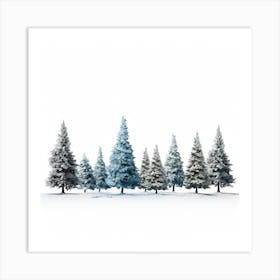 Christmas Trees 1 Art Print