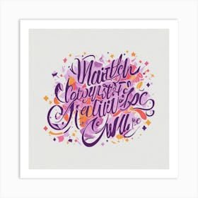 Calligraphy Art Print