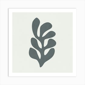 Matisse - Dark Leaf 02 Art Print