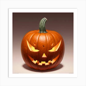 Halloween Pumpkin 4 Art Print