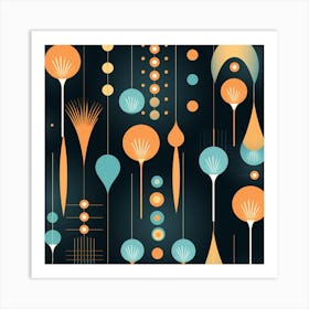 Abstract Background Vector 1 Art Print