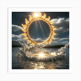 Golden Sun 6 Art Print