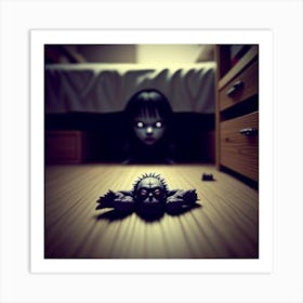 Creepy Doll Art Print