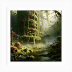 Futuristic City 6 Art Print